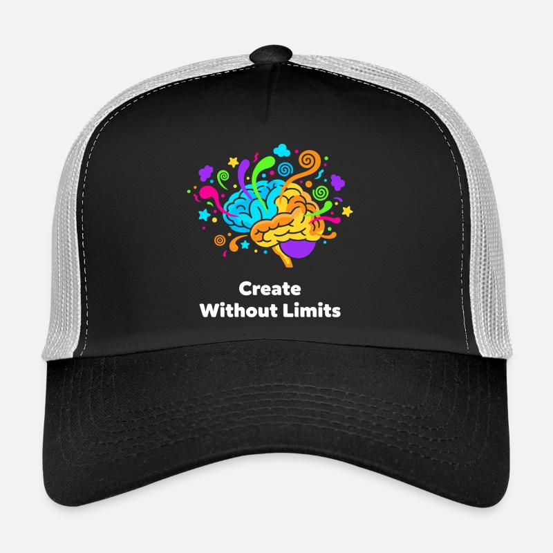 De l’art cérébral créatif sans limites Casquette trucker 