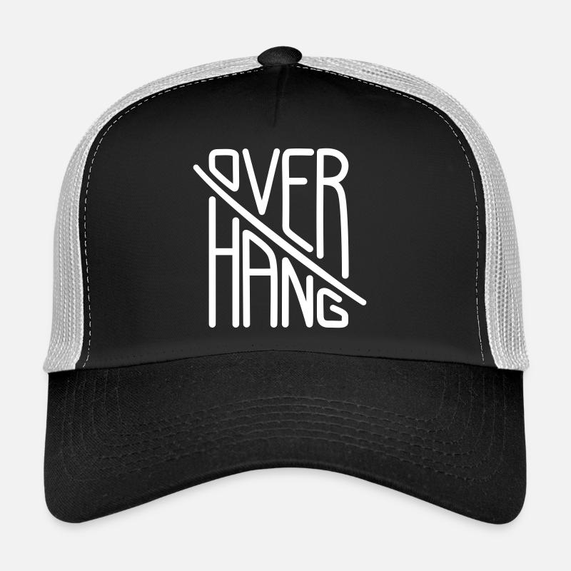 Overhang - Climbing Wall Typography Trucker Cap
