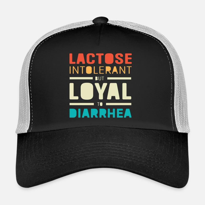 Milk Allergy Lactose Intolerance Flatulence Trucker Cap