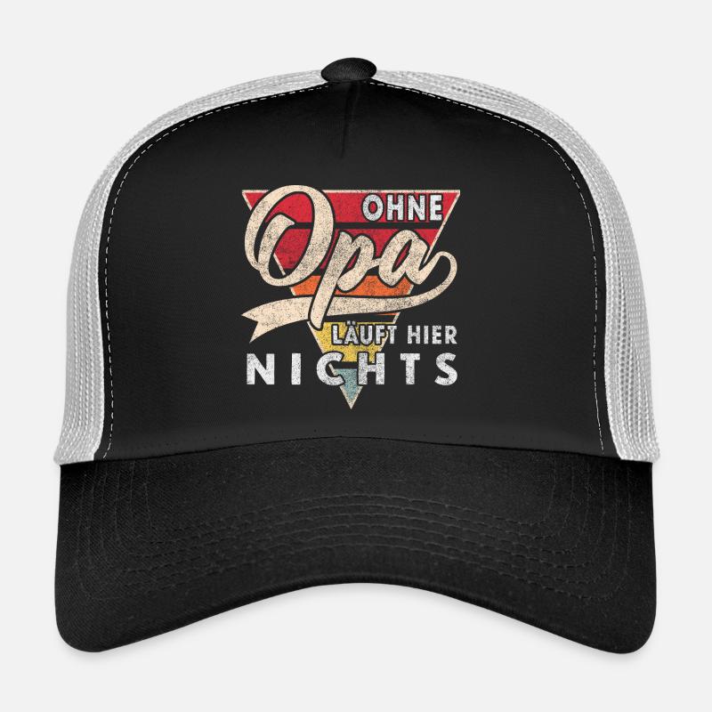 Ohne Opa läuft hier nichts bester Opa  Trucker Cap