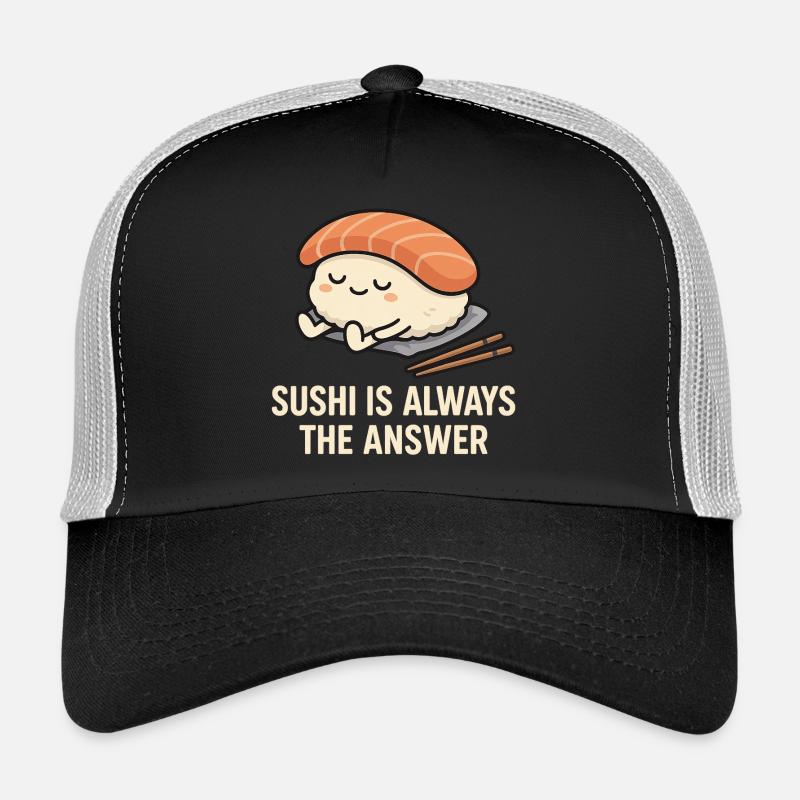 Le sushi est toujours la solution Casquette trucker 