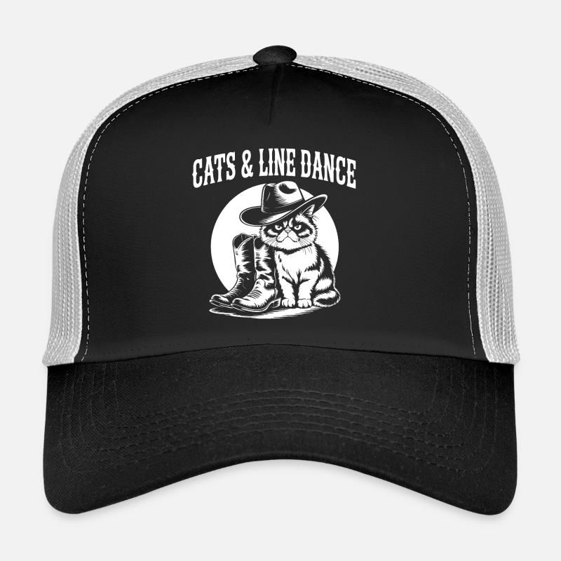 Katzen Line Dance Cowboy Trucker Cap