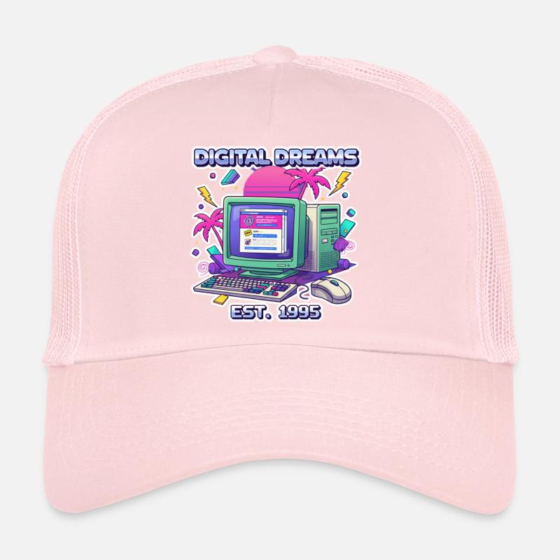 Rêves numériques 1995 – Conception de PC vintage Casquette trucker 