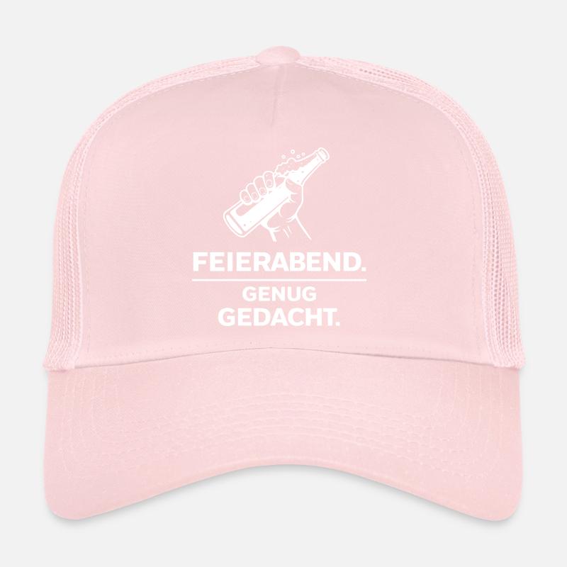 C’est l’heure de fermer. Assez réfléchi. Casquette trucker 