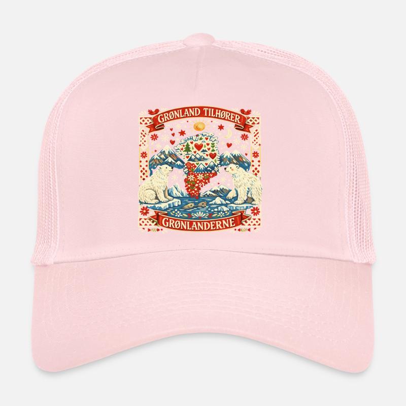 Greenland Independence Statement Gift Funny Trucker Cap