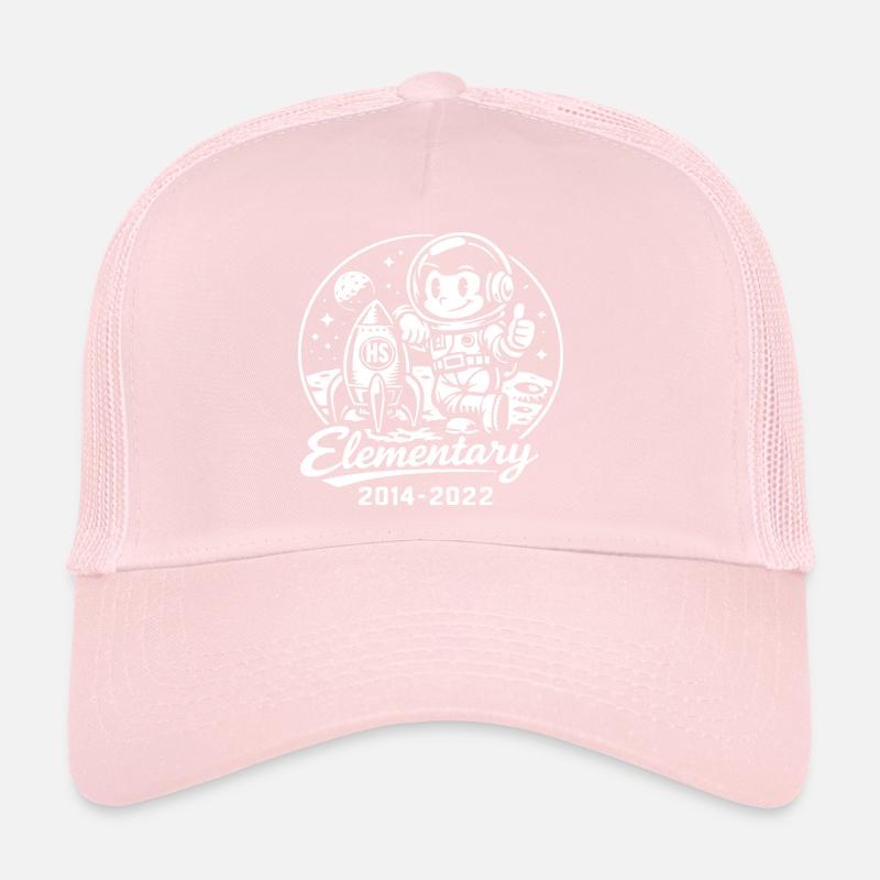 Astronaute et fusée dans le cosmos Casquette trucker 