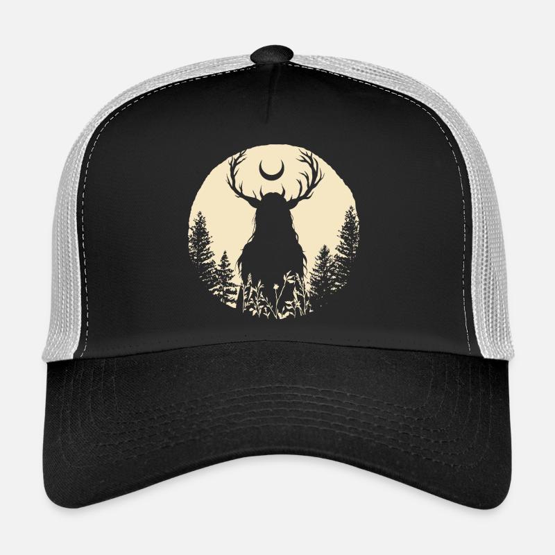 Moon Witch Moonwitch - Trucker Cap - black/stone grey