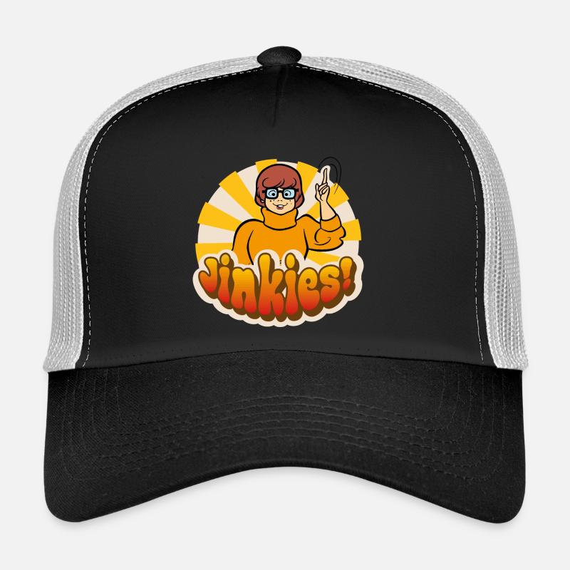 Scooby-Doo Velma Dinkley Sinkies! Motiv - Trucker Cap - Schwarz/Steingrau