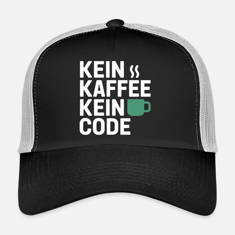 No Coffee No Code Programmeur Informaticien Casquette trucker 