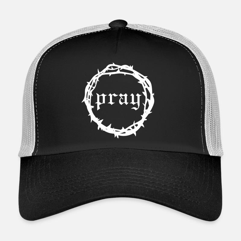 Couronne d’épines priez Casquette trucker 