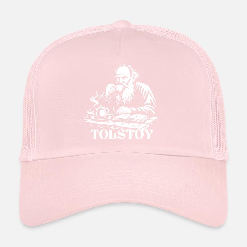 Portrait du thé de Léon Tolstoï Casquette trucker 