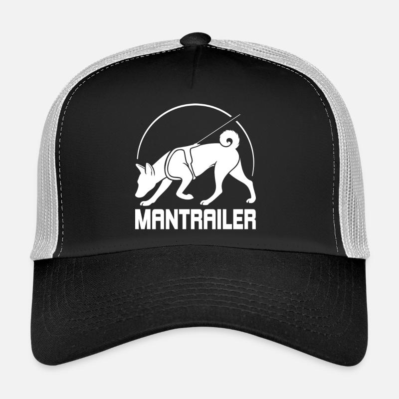 Basenji MANTRAILER Chiens de recherche Chiens Wilsigns Casquette trucker 