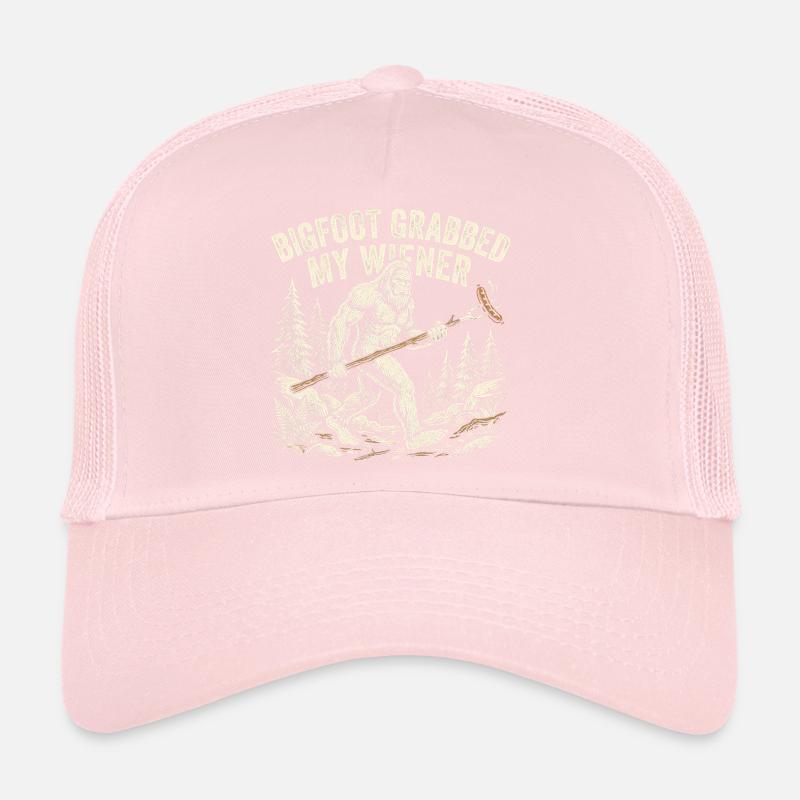 Camping drôle Sasquatch Bigfoot a eu mon pénis Casquette trucker 