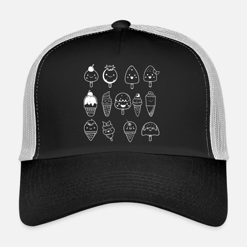 Eiscreme Sorten Comic Look Trucker Cap