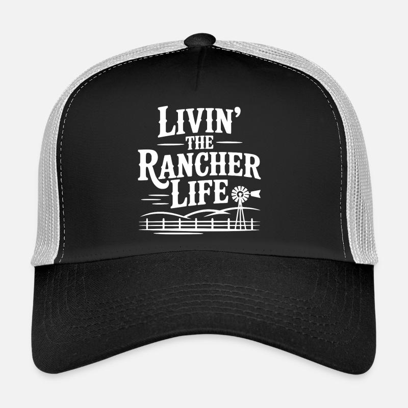 Vivre la vie de fermier Casquette trucker 