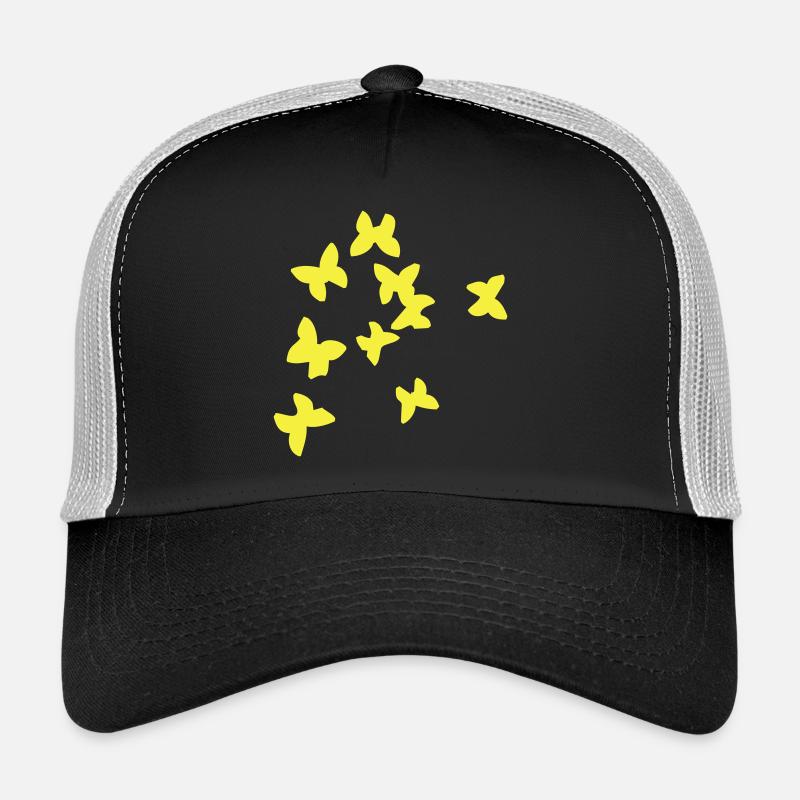 Oiseaux d'été jaune Casquette trucker 