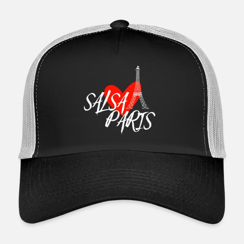 Salsa Dance chemise blanche Paris Casquette trucker 