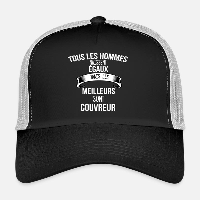 Überdecker Geschenk Humor - Trucker Cap - Schwarz/Steingrau