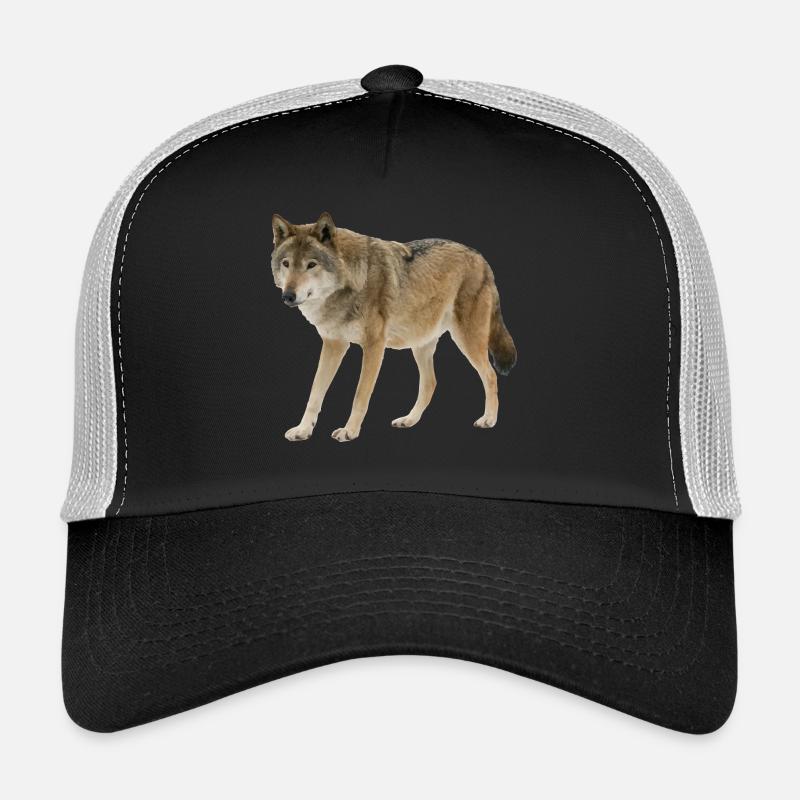 Wolf - Trucker Cap - Schwarz/Steingrau