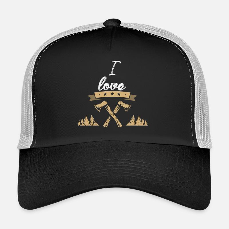 Ich liebe Forstwirt Geschenk Trucker Cap