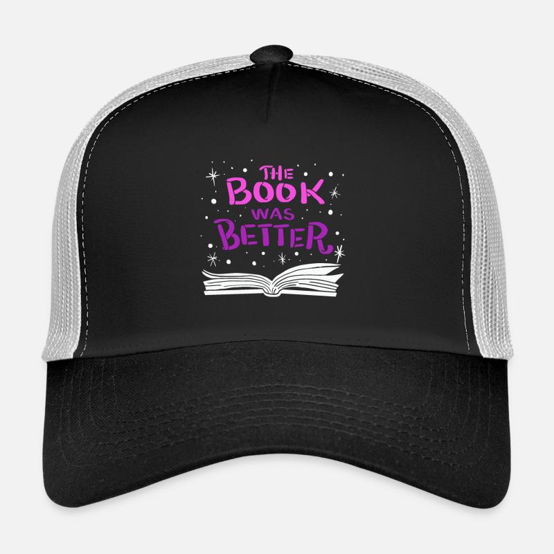 The Book was Better - Trucker Cap - Schwarz/Steingrau