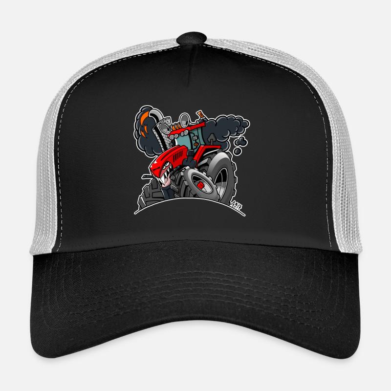 TRACTOR bordure blanche Casquette trucker 