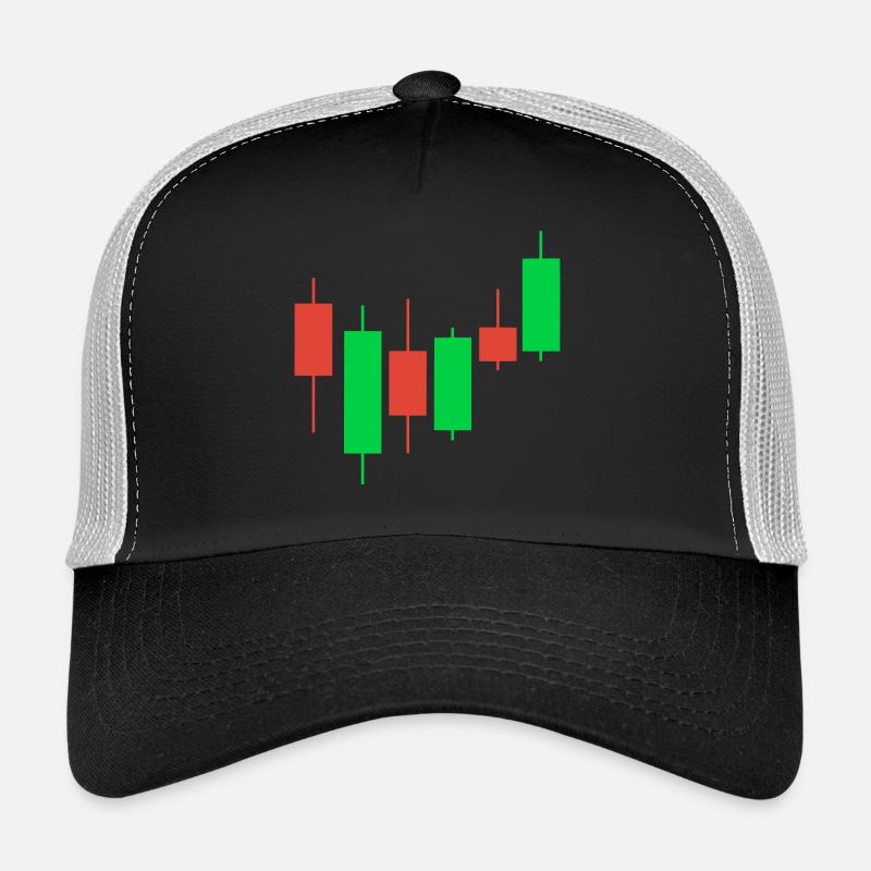 Krypto - Trucker Cap - Schwarz/Steingrau