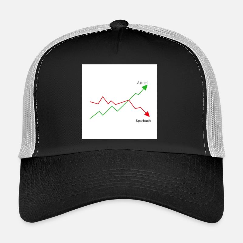 JensJensen - Trucker Cap - Schwarz/Steingrau