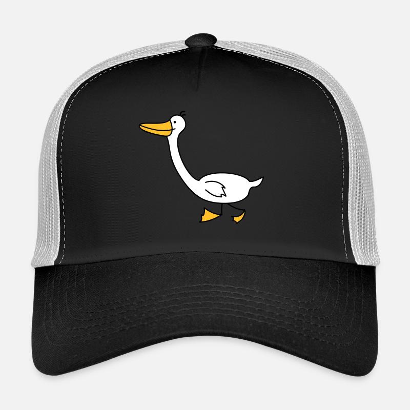drôle d'oie - Casquette trucker  - noir/gris pierre