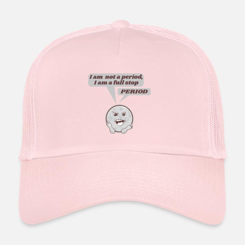 Schreiben von Englisch Punkt oder Punkt Trucker Cap