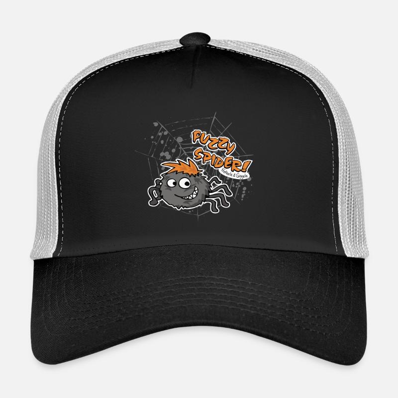 Fuzzy Spider - Trucker Cap - Schwarz/Steingrau