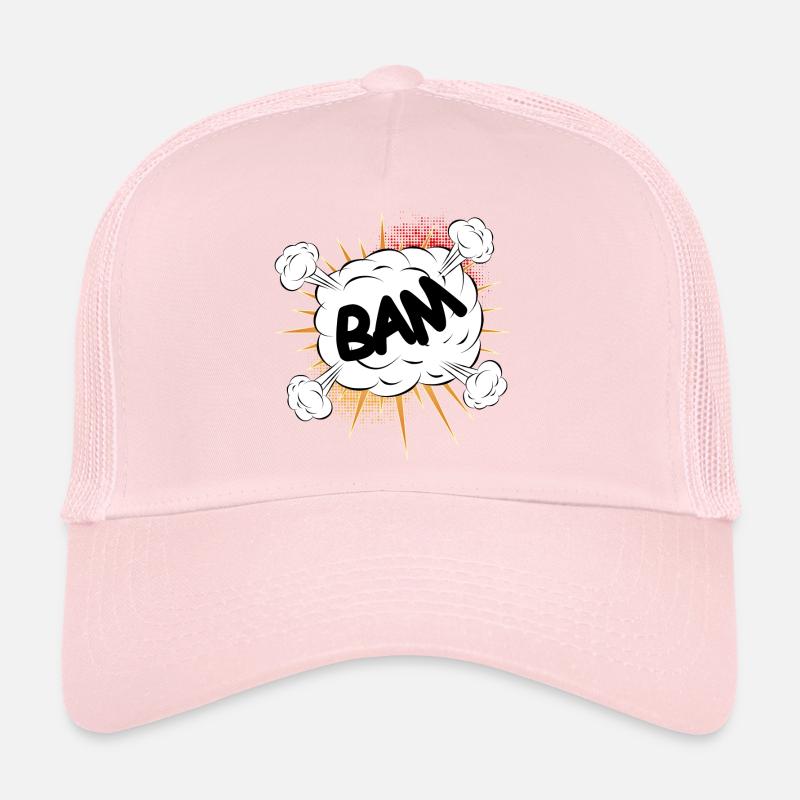 Bam comic fight cloud pour vos propres textes et motifs Casquette trucker 