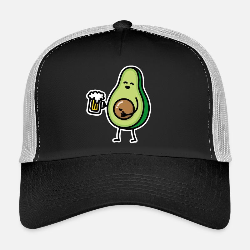 Lustige Avocado Bier Bierbauch Avocado-Grube Keto Trucker Cap