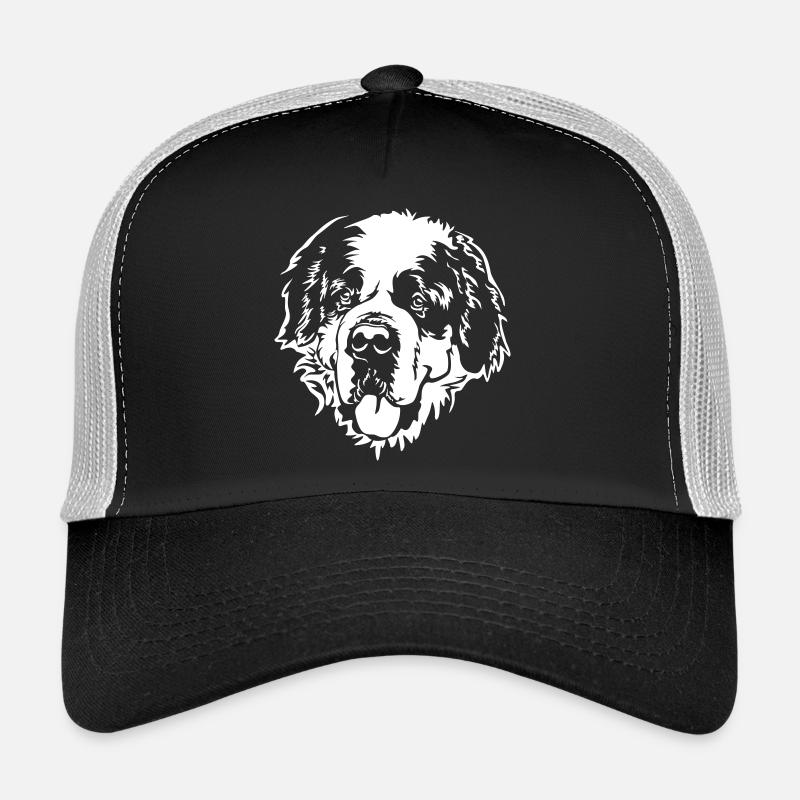 Bernhardiner Kopf "BLack Edition" Trucker Cap