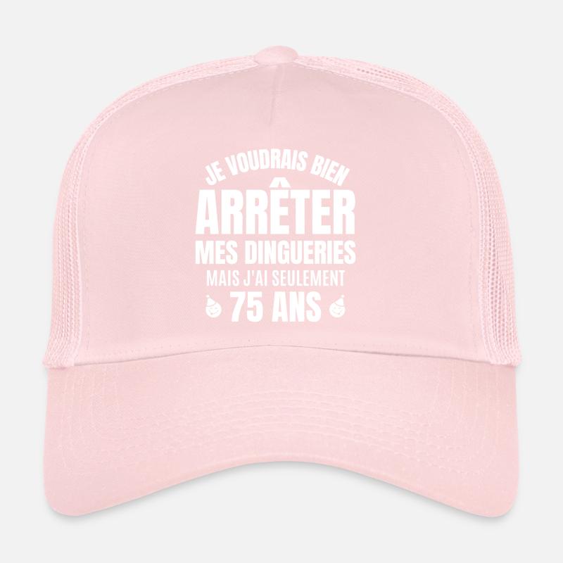 anniversaire 75 ans, anniversaire Casquette trucker 
