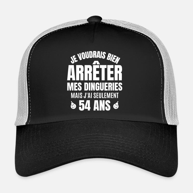 anniversaire 54 ans, anniversaire Casquette trucker 
