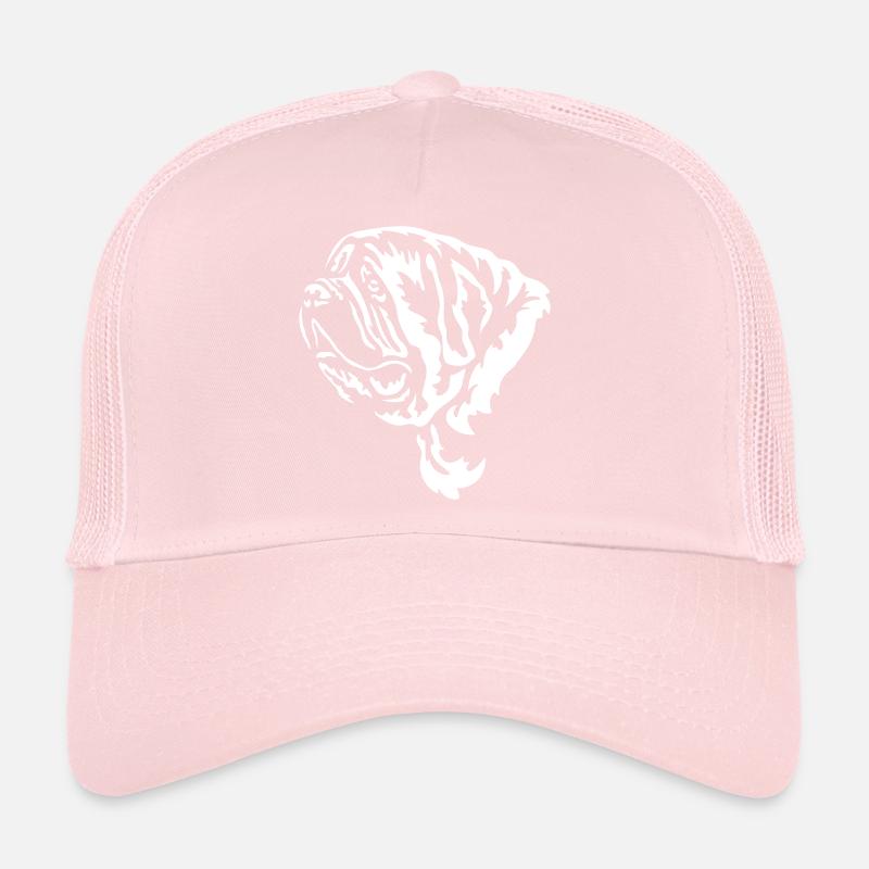 English Mastiff Head "Black Edition" Trucker Cap