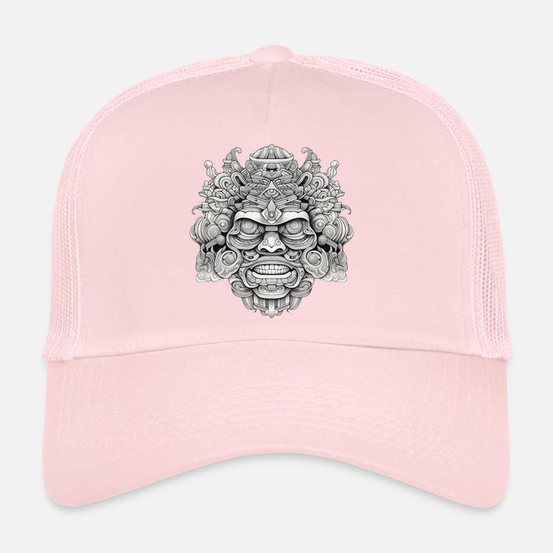 Tête psychédélique Casquette trucker 