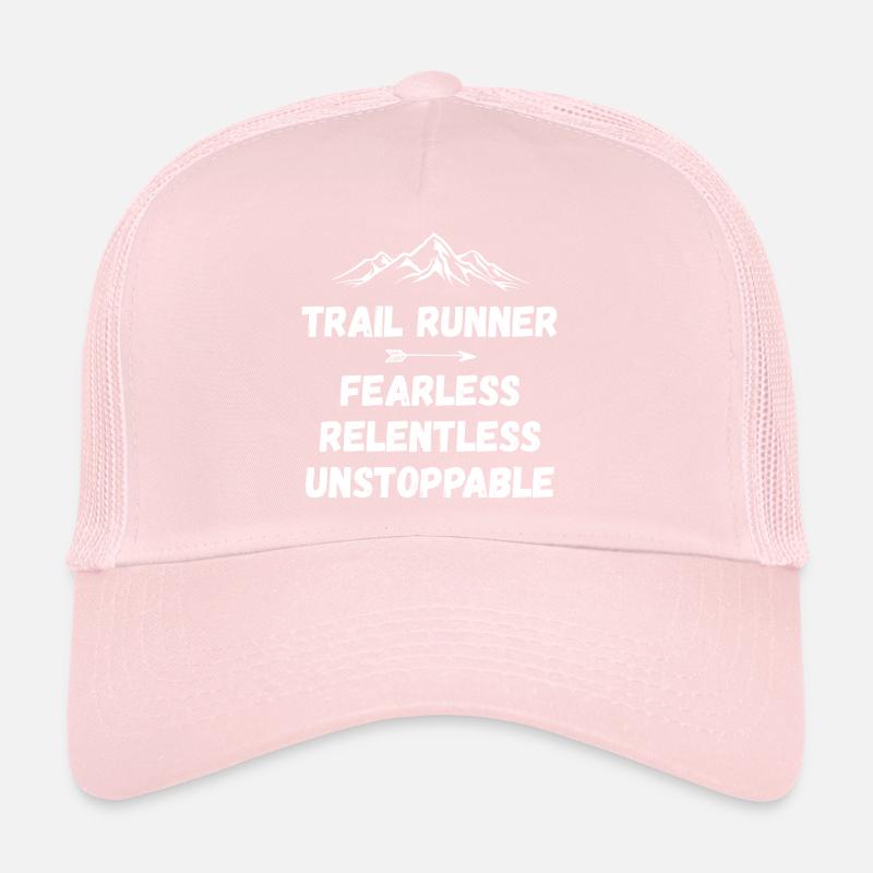 Coureur de trail - Intrépide. Implacable. Imparable. Casquette trucker 