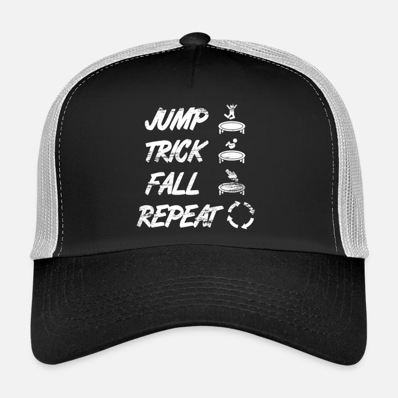 Slogan du trampoline Casquette trucker 