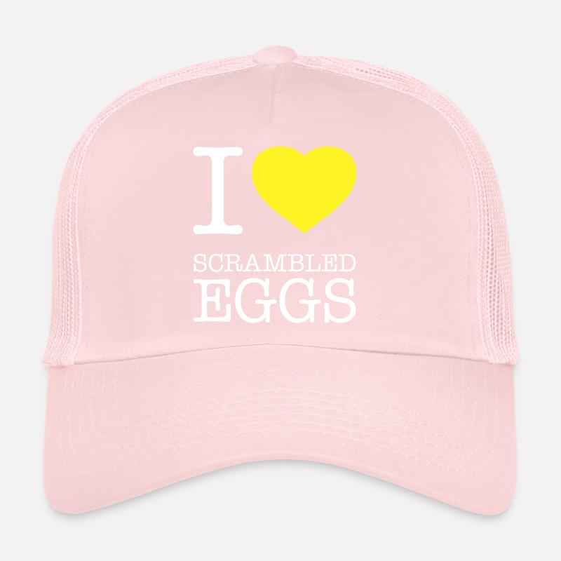I LOVE SCRAMBLED EGGS Rührei Trucker Cap