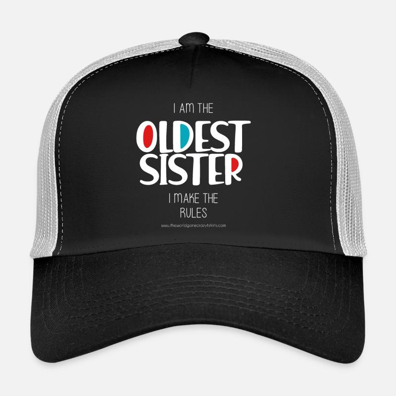 Älteste Schwester - Trucker Cap - Schwarz/Steingrau