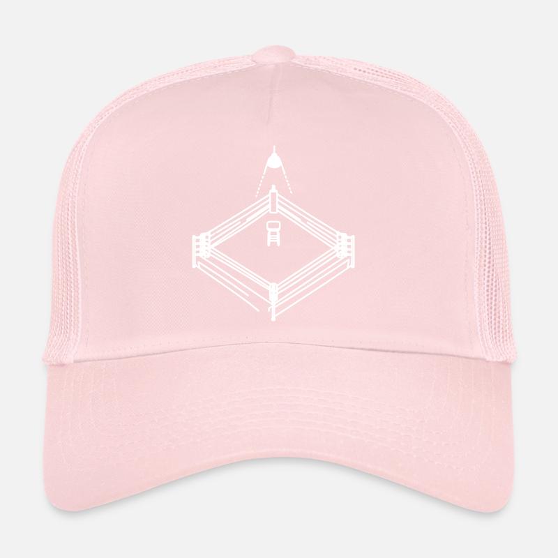 Dessin de ring de boxe Casquette trucker 