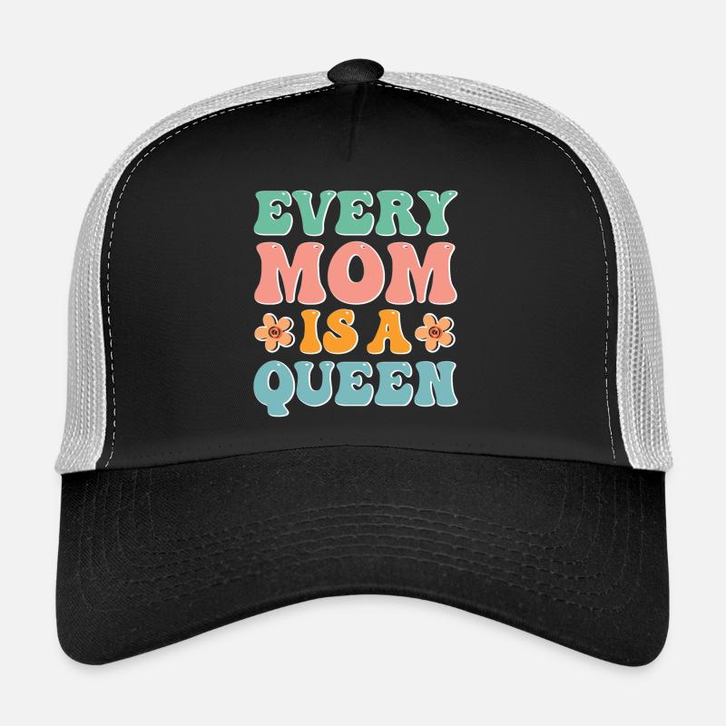 Every Mom is a Queen - Trucker Cap - black/stone grey