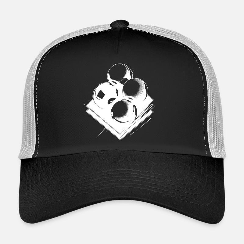 Billiard Balls Sketch Trucker Cap