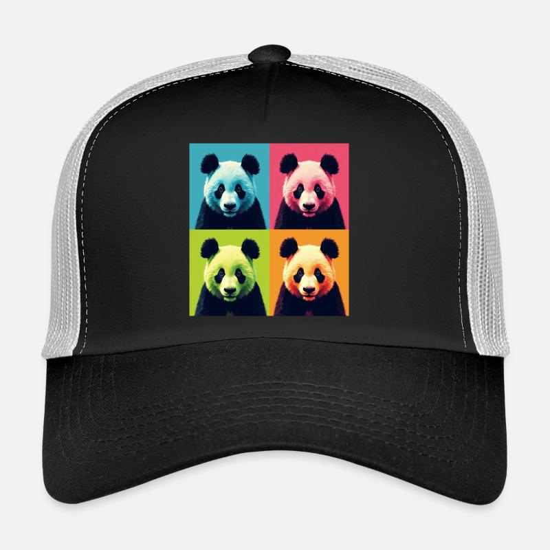 "PAP" - Trucker Cap - Schwarz/Steingrau