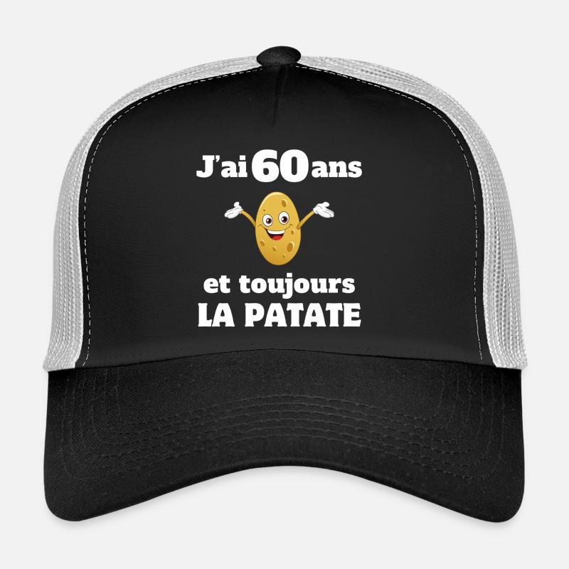 anniversaire, anniversaire 60 ans, 60 ans Casquette trucker 