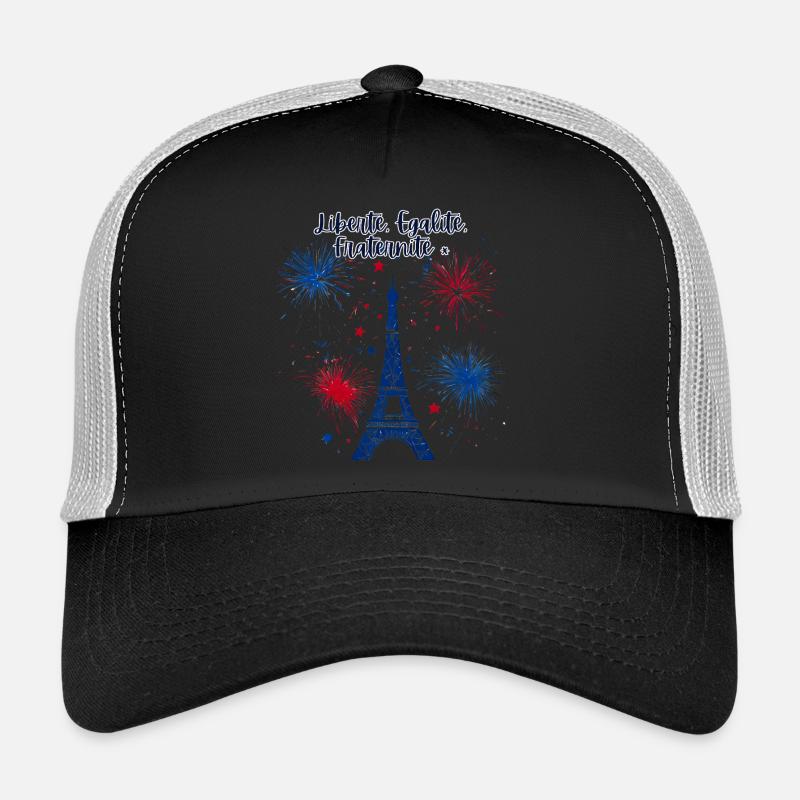 Liberty Equality Fraternity - Trucker Cap - black/stone grey