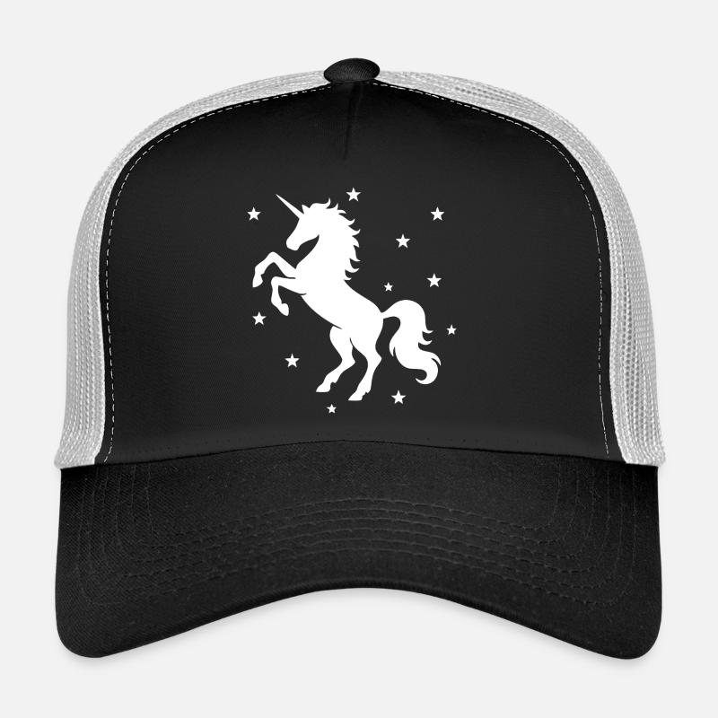 Mystical Unicorn Night Sky Design Trucker Cap