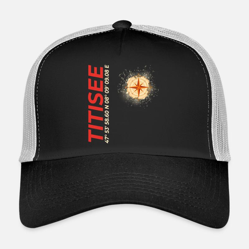 Titisee - Trucker Cap - Schwarz/Steingrau
